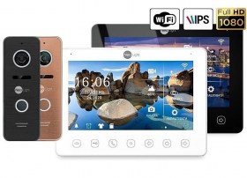 Домофон NeoKIT HD+ WF black/bronze